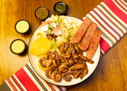 MOLLEJITAS + CHONCHOLI  +CHORIZO PARRILLERO